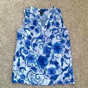 H&M Blue/White Top (Sz S)